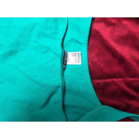 Women’s Green Halter Midi Dress Flared A-Line Sleeveless Summer Sundress Medium - Picture 8 of 8